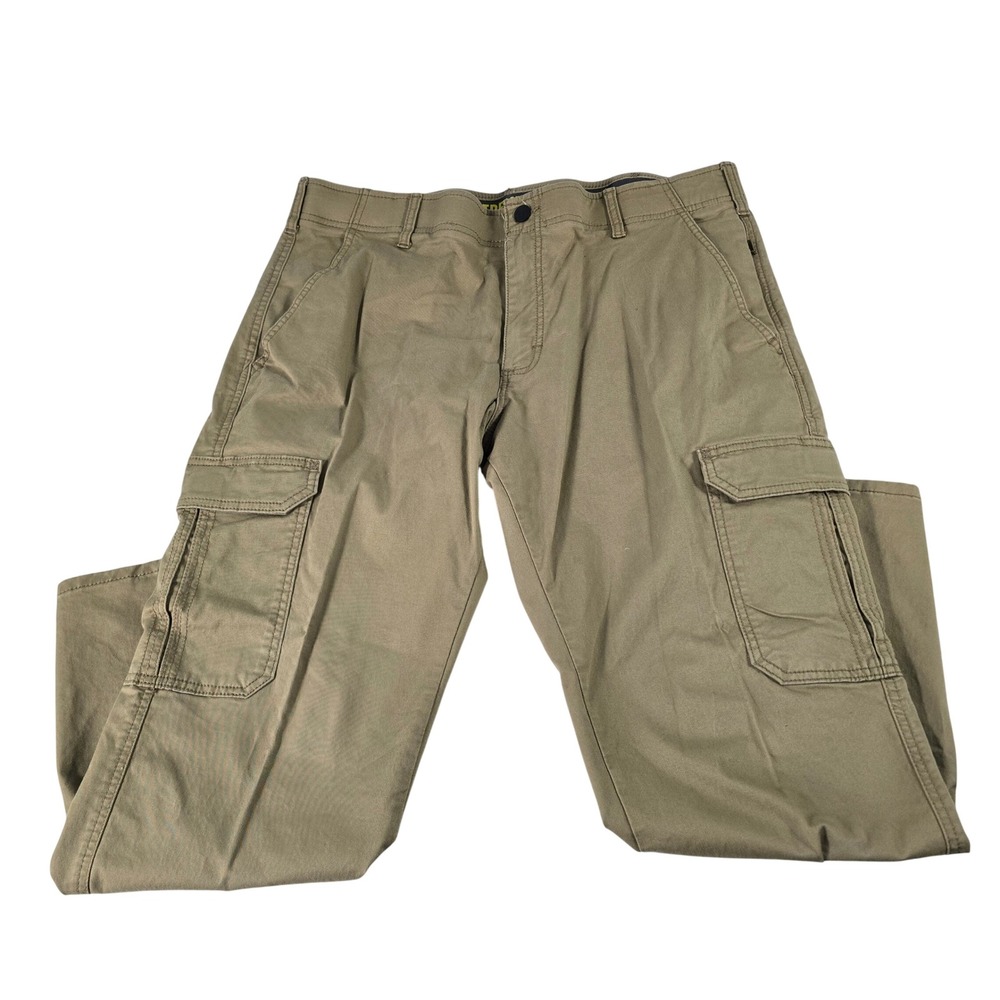 Lee Extreme Comfort Straight Fit Cargo Pants Mens 38x30 Khaki Tan 104277138